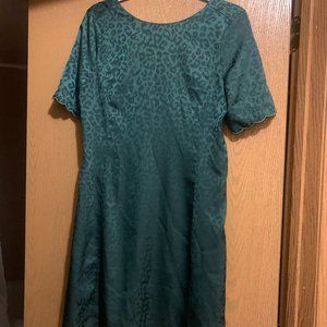 Green Silk Bohme Dress
